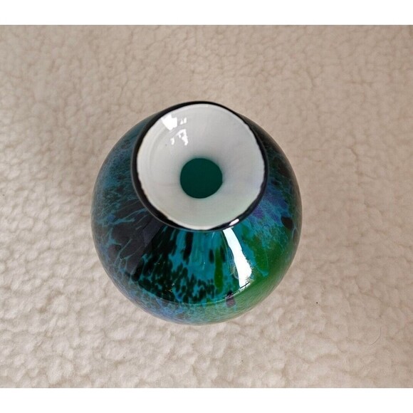 Teal Mixed Color Vase - Picture 4 of 5